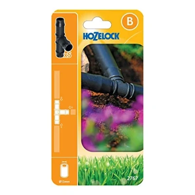 Afbeelding van Hozelock T stekker voor slang, 13 mm, irrigatie, tuin, buiten