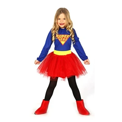 Afbeelding van Fiestas Guirca Kostuum Super Hero jurk 3 4 jaar