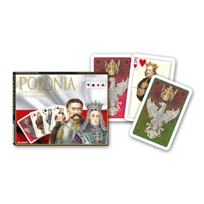 Afbeelding van Piatnik 2176 speelkaarten Polonia 2 x 55 stuks