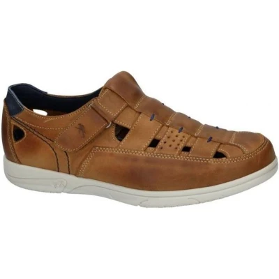 Afbeelding van Fluchos Heren cognac/caramel sandalen maat 41