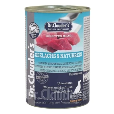 Afbeelding van Dr. Clauder&#039;s Can of Pollack and Integral Rice for Dogs 6400