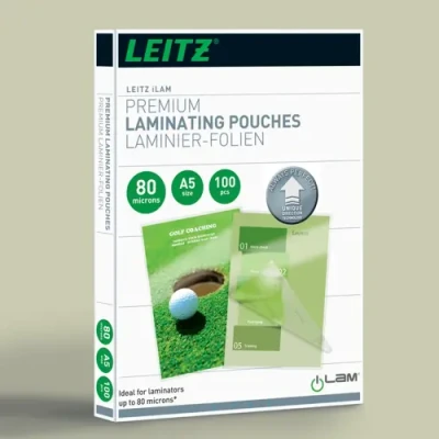 Afbeelding van Lamineerhoes Leitz iLAM A5 2x80micron 100stuks