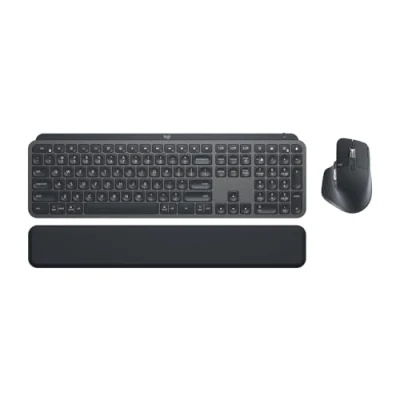 Afbeelding van Toetsenbord en muis Logitech MX Keys Combo for Business Grijs Staal Duits QWERTY