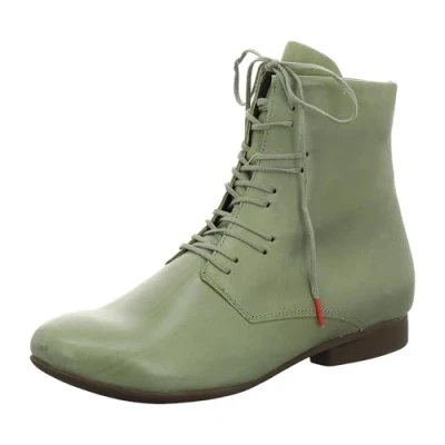 Afbeelding van THINK! GUAD2_3 000613 Leren gevoerde duurzame enkellaarzen, 7010 jade, 36,5 EU