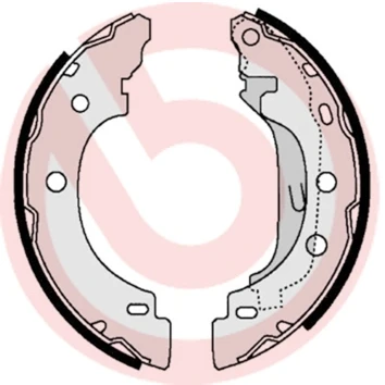 Afbeelding van Brembo Remschoen set S 68 523