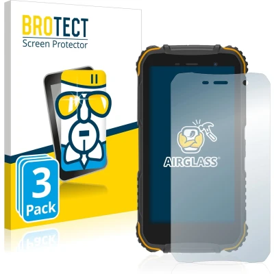 Afbeelding van BROTECT Screenprotector voor Doogee S35 Folie Beschermfolie Beschermglas transparant (3 Stuks)