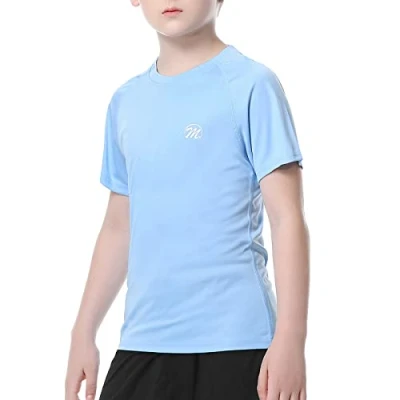 Afbeelding van MEETWEE jongens zwemshirt met korte mouwen UV bescherming UPF 50 + sneldrogend