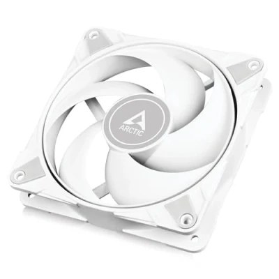 Afbeelding van ARCTIC P12 Max PC Fan, 120mm Ventilator, Krachtige Casefan, PWM gestuurd 200 3300 rpm, Geoptimaliseerd voor statische druk, 0dB modus Wit
