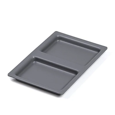 Afbeelding van Ninka eins2vier deksel voor 6 L bak 208 x 137 16 mm grijs aluminium