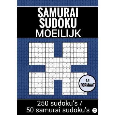 Afbeelding van Sudoku Moeilijk: Samurai Puzzels nr. 26