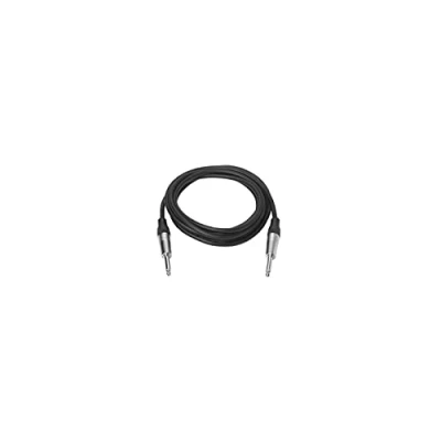 Afbeelding van VivoLink + jack+kabel 2%2C5+meter+zwart jack%2Fjack+%286%2C3mm%29+kabel 6mm 22AWG kop duty%2C+94%25+tinned+koper shielding%2C+High Flexibility+and Small Size