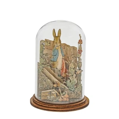 Afbeelding van Beatrix Potter Peter Rabbit Handkerchief Houten figuur