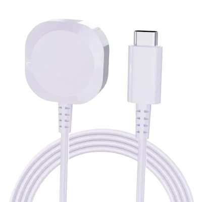 Afbeelding van MMOBIEL Draadloze oplader geschikt voor Apple Watch 1,5m/5ft Magnetische horloge USB Type C iWatch Series 9 / 8 7 6 5 4 3 2 1 SE SE2 Ultra