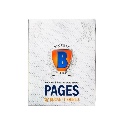 Afbeelding van Beckett Shield 9 Pocket Pages Top Loading: Clear (100 stuks)