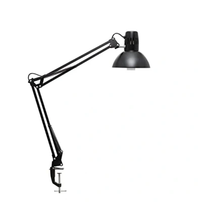 Afbeelding van MAUL Bureaulamp MAULstudy tafelklem, incl. E27 lamp, zwart