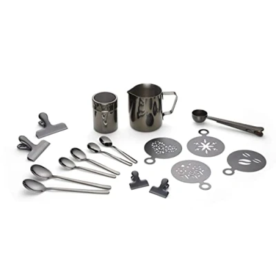 Afbeelding van ECHTWERK Koffie accessoireset, barista stijl (350ml, Zwart)