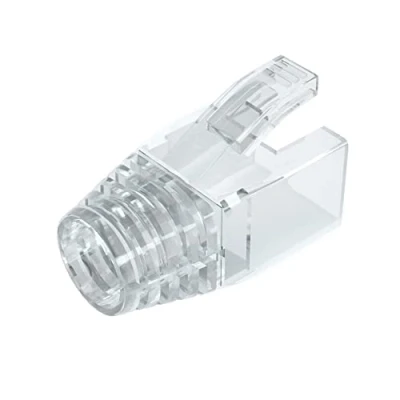 Afbeelding van 50 Stks Cat6 Cat6A Cat7 Strain Relief Boot, RJ45 Plug Connector Cover Modulaire Netwerk Cap Kabel Laarzen, Transparant