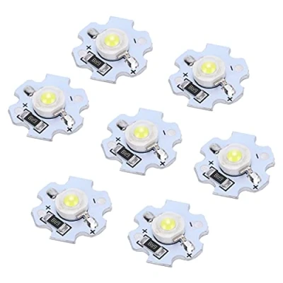 Afbeelding van 25 Stks LED Lamp Kralen 5 V Chips 200LM 1 W High Power SMD Chip Gloeilamp voor Thuis Studio Tentoonstelling Foodlight/Spotlight Vervanging(Koud Wit 10000K),Verlichting Accessoires