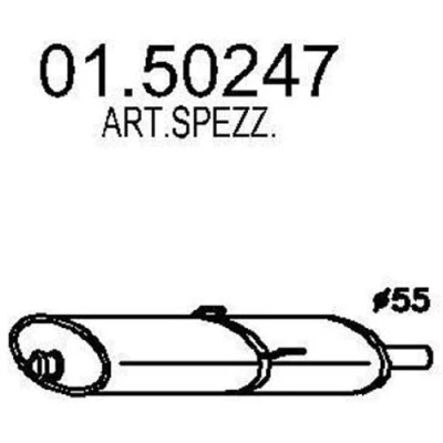 Afbeelding van Middendemper MTS 01.50247