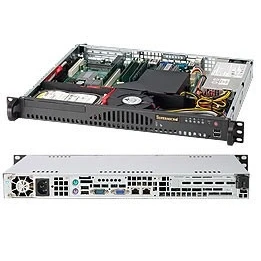 Afbeelding van Supermicro SC512 203B Rack Zwart 200 W CSE 512