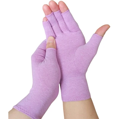 Afbeelding van KANGKA® Reuma Handschoenen Compressie Maat S voor Artrose, Reuma, Artritis, RSI, CTS Unisex Paars