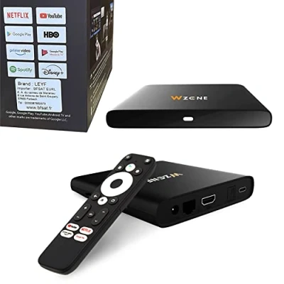 Afbeelding van Leyf 4K TV BOX Android 10 11 12 13 Free Upgrade ARM Cortex A55 CPU/ARM Mali G31 GPU / 2 GB Ram 8 Memory/WİFİ(Type C,HDMI 2.1,USB 3.0,Ethernet,SD/MicroSD) Smart Tv,Chromecast,Netflix,YouTube