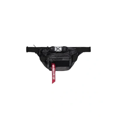 Afbeelding van Alpha Industries Uniseks Tactical Waist Bag Black Camo One Size