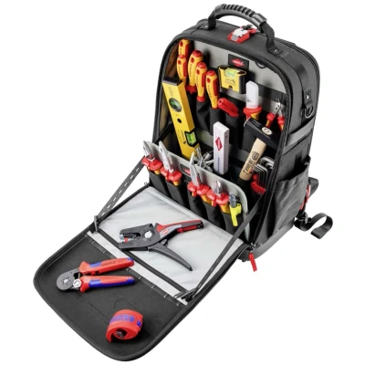Afbeelding van Knipex Modular X18 Elektro 00 21 50 E Gereedschapsrugzak (met inhoud) Elektricien (l x b h) 530 340 mm