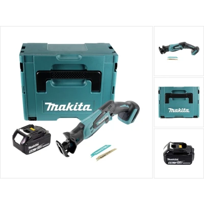 Afbeelding van Makita DJR 183 T1J accu Reciprozaag 18 V + 1x 5.0 Ah Makpac zonder oplader
