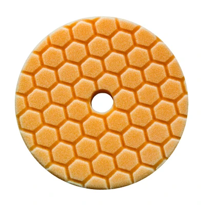 Afbeelding van Chemical Guys bufx112hex5 hex logic Quantum middelzwaar snijden pad, oranje (14 cm)