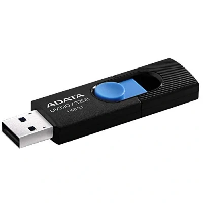 Afbeelding van USB stick Adata UV320 Zwart Zwart/Blauw 32 GB