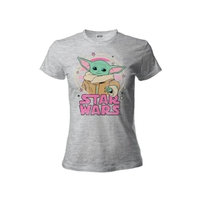 Afbeelding van Star Wars Mandalorian T shirt Baby Yoda dames Grijs, XXL