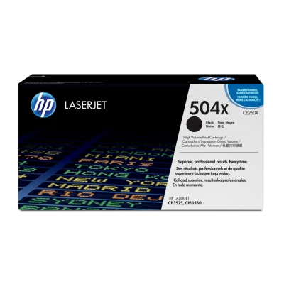 Afbeelding van HP 504X (CE250X) black LaserJet Tonercartridge