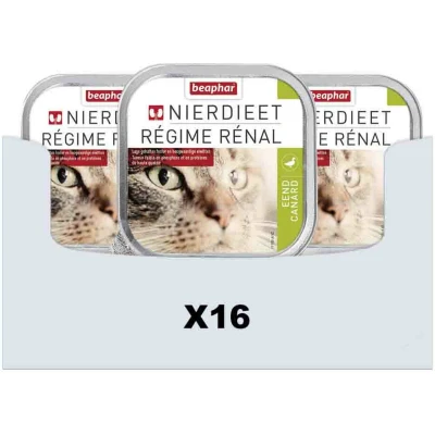 Afbeelding van 16x Beaphar Nierdieet Eend 100 gr