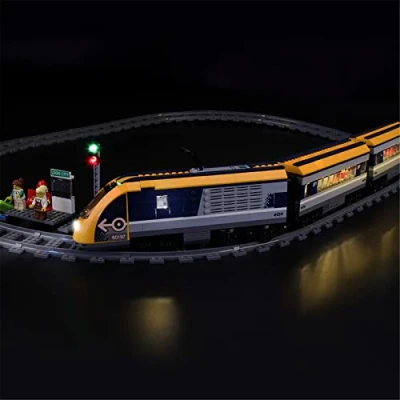 Afbeelding van LIGHTAILING Ledlicht voor 60197 City passagierstrein, verlichtingsset compatibel met model (bouwstenen niet inbegrepen)