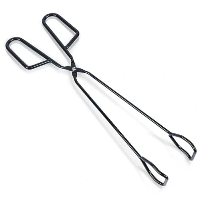 Afbeelding van Grilltang Metaal Zwart 31,5 cm Barbecue BBQ Tang Serveertang Vleestang Saladetang Keukentang Keukengerei