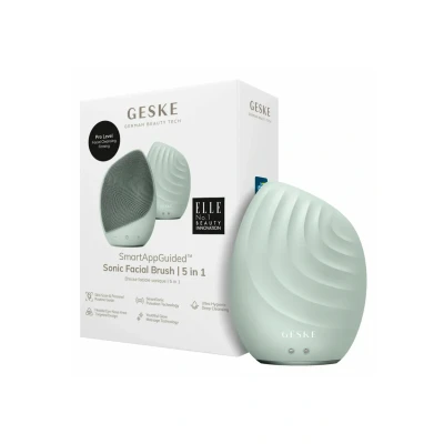 Afbeelding van GESKE SmartAppGuided™ Facial Brush 5 in 1 Elektrische gezichtsreinigingsborstel Zachte siliconen borstel Professionele gezichtsreiniging Gezichtsreinigingsapparaat Gezichtsmassager