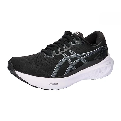 Afbeelding van Asics Gelkayano 30 Stabiliteit hardloopschoenen, Dames, Maat: 37, Black sheet rock Kunststof