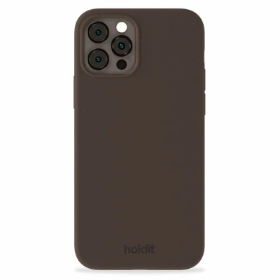 Afbeelding van Siliconen schaal iPhone 12/12 Pro chocolade