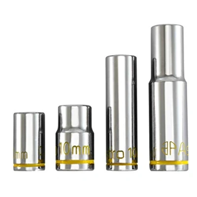 Afbeelding van Astro Pneumatic Tool 410 Uv Gloeiende 10mm Sockets 1/4&quot; &amp; 3/8&quot; Drive 4 stuks
