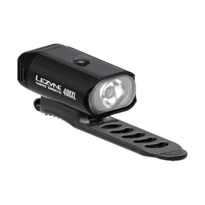 Afbeelding van Lezyne Mini Drive 400XL Oplaadbare LED fietslamp voor 8 Standen 400 Lumen Accu tot 20 uur Waterdicht Aluminium Zwart