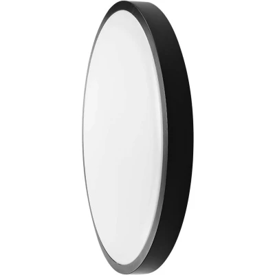 Afbeelding van V TAC VT 8630S B RD N LED koepellampen Ronde Sensor IP44 Zwart 36 Watt 3820 Lumen 4000K