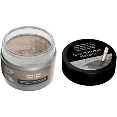 Afbeelding van Spectrum Noir Metallic Vloeibare Inkt 30ml Pewter (Tin)