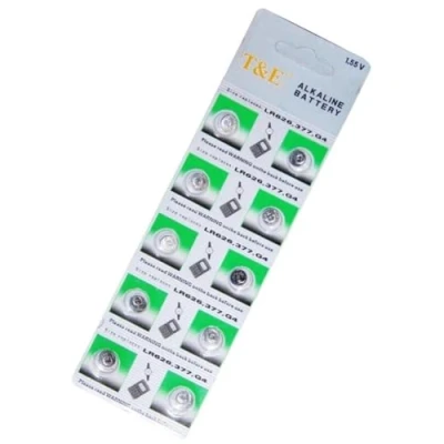 Afbeelding van Live wire direct AG4 10 stuks knoopcellen voor horloge type LR66 LR626 377 CR626SW 1,55V
