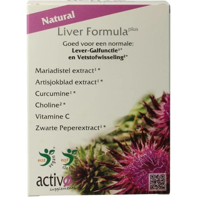 Afbeelding van Activo Liver Formula Plus, 60 Veg. capsules