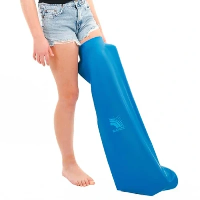 Afbeelding van Bloccs Waterdichte gipshoes, zwemmen, douchen en baden. bescherming #CL78 XL kinderen been (XL)