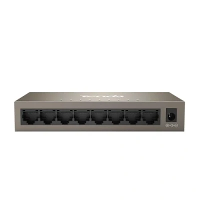 Afbeelding van Tenda TEG1008M 8 poorts gigabit desktopswitch (8x 1000 Mbit/s, metalen behuizing, passieve koeling, plug &amp; play, 9 12V)