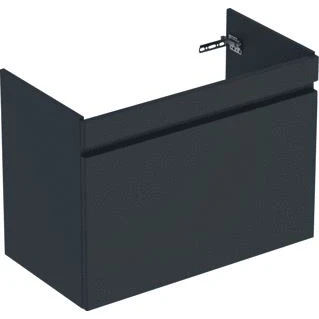 Afbeelding van Geberit renova plan wastafelonderkast 1 lade 83 2x44 6x60 6cm lava gelakt mat grijs 501910jk1 501 910 jk