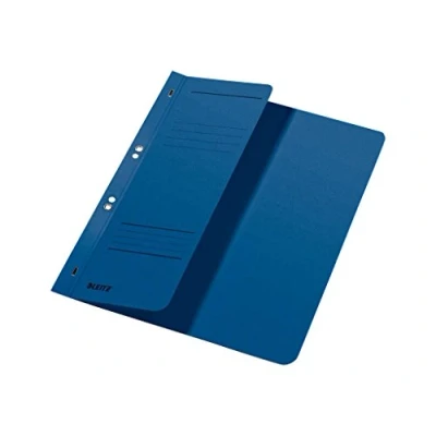 Afbeelding van Esselte Leitz ringenmapje, 1/2 voordeksel, A4, officiële hechting, manila karton, blauw