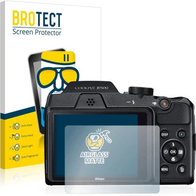 Afbeelding van BROTECT Screenprotector voor Nikon Coolpix B500 Folie Beschermfolie Beschermglas matte